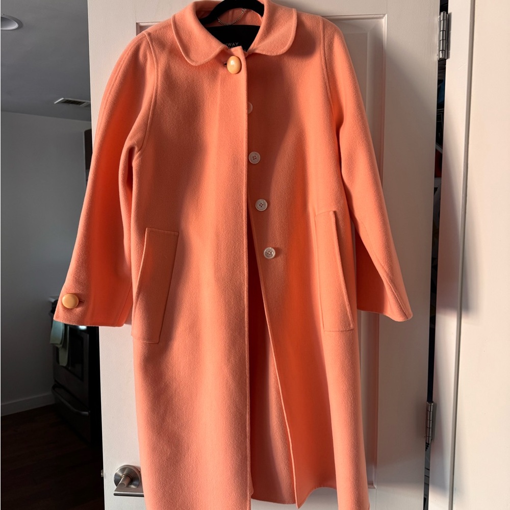 Marc Jacob’s Runway Wool Peach Trench Coat